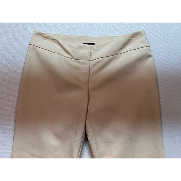 Ann Taylor Women's Modern Pull On Pants Flat Front Stretch Size 2 Beige Casual - Picture 5 of 11